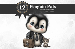 Baby Penguin Pals in Jobs Clipart Set Product Image 13