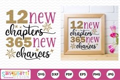 12 New Chapters 365 New Chances New Years SVG Product Image 1