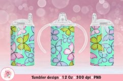 This is a tumbler sublimation kids butterflies bundle in PNG file format for 12 oz. It is with a very high resolution and is perfect for tumbler gifts.