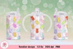 This is a tumbler sublimation kids  Gummy Bear bundle in PNG file format for 12 oz. It is with a very high resolution and is perfect for tumbler gifts.