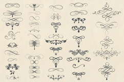 Bundle of vector vintage flourishes Product Image 12
