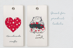 Lovely vibes vector patterns and clipart set Product Image 11