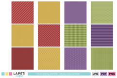 Scrapbook layout backgrounds with classic patterned designs