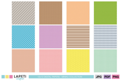 12x12 scrapbook backgrounds in simple patterns