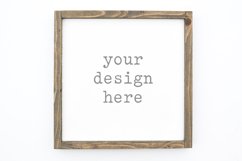 12x12 Wood Sign Mockup| Digital File | Sublimation | SVG Product Image 1
