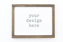 12x9 Wood Sign Mockup| Digital File | Sublimation | SVG Product Image 1