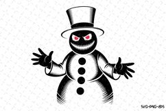 Christmas Snowman Svg | Christmas Svg | Svg Cut Files Product Image 1