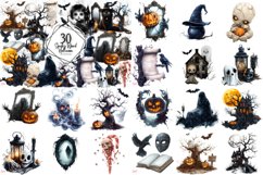 Weird Halloween Clipart Huge Bundle Product Image 2