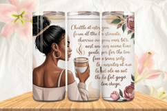 Black Girl Magic Black Woman Positive mind 20oz Tumbler wrap Product Image 1