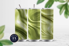 Matcha Liquid Marble, Green Abstract Swirl Digital Paper Product Image 2