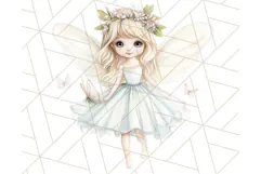 Pastel Fairies and Butterflies PNG, Spring Fantasy Clipart Product Image 5