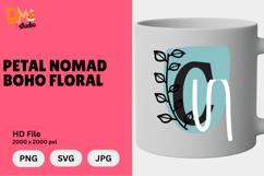 Petal Nomad Boho Floral Monogram Product Image 1