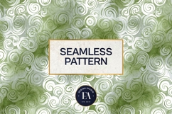 Watercolor Matcha Pattern, Green Wash Texture Product Image 3