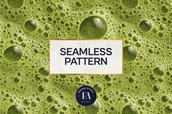 Matcha Foam Texture, Green Bubble Pattern Product Image 3
