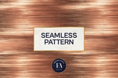 Copper Metallic Texture | Brushed Foil Background Product Image 3