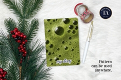 Matcha Foam Texture, Green Bubble Pattern Product Image 4