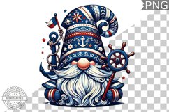 Anchors Gnome Sublimation - Clipart PNG Design Product Image 1