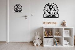 Dance Name Sign SVG | Laser Cut Template | Ballerina Theme Product Image 3