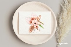 Boho Flowers Watercolor Bouquets Bundle Product Image 14