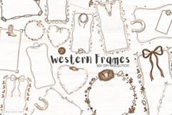 Western Frames Clipart Product Image 1