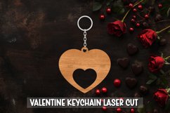 Valentine Keychain Laser Cut I Keychain Laser Cut Product Image 1
