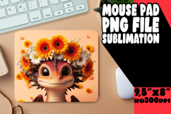COZY MOUSE PAD FUN ART, Dragon Product Image 1