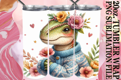 JOYFUL SIPS 20oz TUMBLER WRAP, Dino Product Image 1