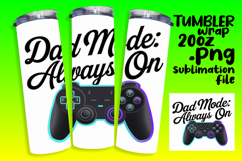 VIBRANT 20oz Gift Tumbler Design , Father's Day Product Image 1