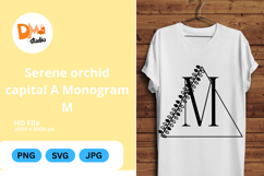 Serene Orchid Capital Monogram Product Image 1