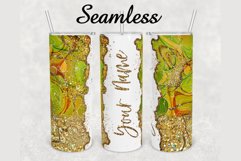 Watercolor Glitter Agate 20 oz sublimation design tumbler Product Image 1