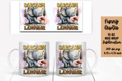 Funny Quotes Mug Wrap Sublimation Product Image 1