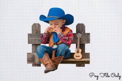 Little Cowboy Clipart PNG Product Image 1