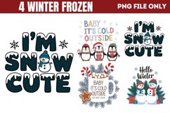 Winter Frozen Clipart PNG Product Image 1