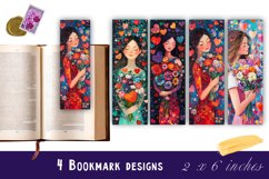 Valentines day bookmark printable | Valentine&#039;s Day Bookmark Product Image 1