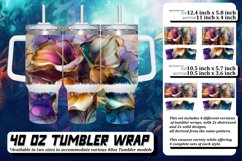 Petal Paradise: Floral Tumbler Wrap Product Image 1