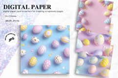 Easter Egg Blank Background Backdrop Wallpaper Wall Art_13 Product Image 1