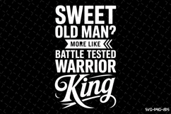 Sweet Old Man svg Design | Svg Files for Cricut Product Image 1