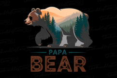 Papa Bear svg | Father&#039;s day Svg | Svg Files for Cricut Product Image 1