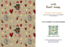 Christmas Patterns Santa Winter Print Digital Paper JPEG Product Image 13