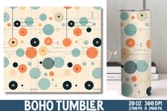 Boho Digital Papers Tumbler Wrap Product Image 1
