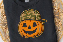 Camo Pumpkin Fall Camouflage Halloween PNG, Camo Ghost Boys Product Image 1