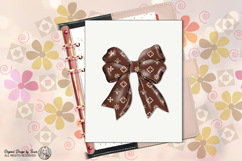Luxury Brown Bow PNG Chic Fashion Ribbon Elegant Design Product Image 13