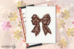 Luxury Brown Bow PNG Chic Fashion Ribbon Elegant Design Product Image 13