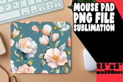BLISSFUL desk MAT Gift Ideas, Flower Pattern Product Image 1
