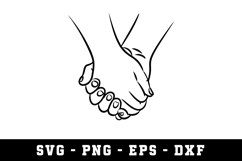 Hand Shake SVG | SVG Cut files | Cricut Product Image 1