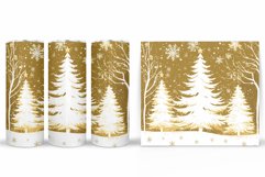 Christmas Tree Tumbler Design. Christmas Tree Sublimation Product Image 2