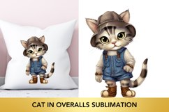 Animals in Overalls Sublimation, Farm Animals Clipart Product Image 1