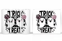 Cute Ghost Tumbler Sublimation. Ghost Halloween Tumbler Product Image 2