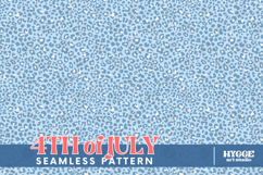 American 4th of July USA Leopard Seamless Pattern Bundle Set Product Image 2