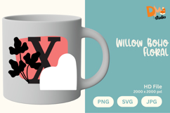 Willow Boho Floral Monogram Product Image 1